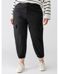 Sanctuary - Take Over Jogger Mid-rise Pant Black Extended Sizing - Lyst