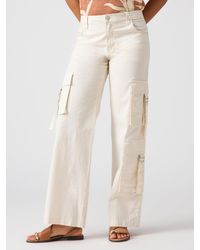 Sanctuary - Y2k Strappy Cargo Standard Rise Pant Eco Natural - Lyst