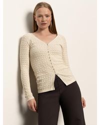 Sanctuary - Fitted Raglan Cardi Light Oat - Lyst