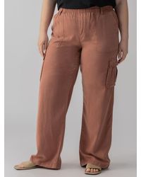Sanctuary - Relaxed Reissue Cargo Standard Rise Pant Washed Clay Inclusive Collection - Lyst