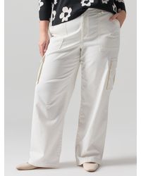 Sanctuary - Reissue Cargo Standard Rise Pant Powdered Sugar Inclusive Collection - Lyst