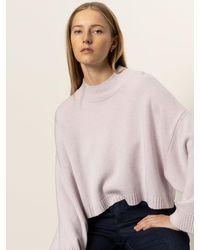Sanctuary - Forever Wool Cashmere Popover Light Twilight Mauve - Lyst