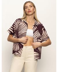 Sanctuary - Sanc Souvenir Shirt Mesa Palm - Lyst