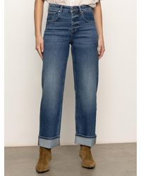 Sanctuary Denim - Soleil 90's Straight Jean Indigo Medium - Lyst