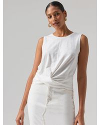 Sanctuary - Twisted Tank White - Lyst