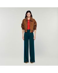 Sandro - Trousers With Side Stripes - Lyst