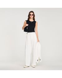 Sandro - Striped Suit Trousers - Lyst