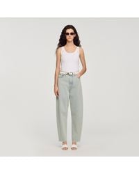 Sandro - Vest Top With Lace Detail - Lyst