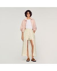 Sandro - Floral Print Maxi Skort - Lyst
