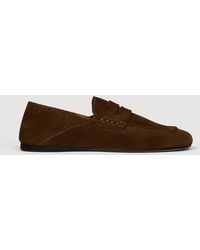 Sandro - Suede Loafers - Lyst