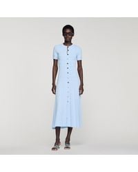 Sandro - Knit Maxi Dress - Lyst