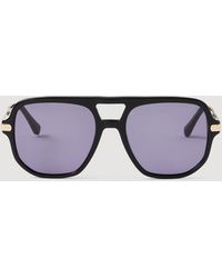Sandro - Metal And Acetate Sunglasses - Lyst
