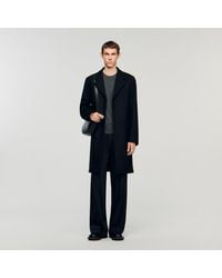 Sandro - Wool And Cashmere Coat - Lyst