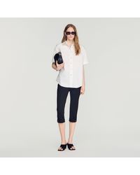 Sandro - Pleated Back Shirt - Lyst
