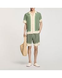 Sandro - Short-Sleeve Patterned Shirt - Lyst