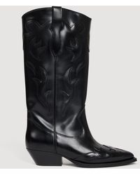 Sandro - Leather Western Boots - Lyst