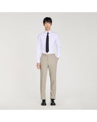 Sandro - Wool Suit Trousers - Lyst