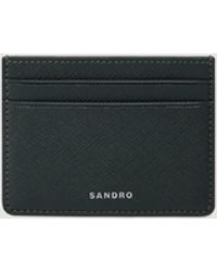 Sandro - Reconstituted Leather Card Holder - Lyst