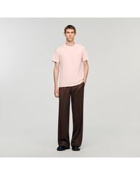 Sandro - T-Shirt With Heart Patch - Lyst