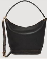 Sandro - Tangoso Aged Leather Bucket Bag - Lyst