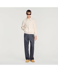 Sandro - Cotton Zip-Up Jacket - Lyst