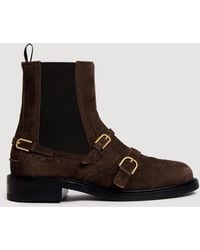 Sandro - Bottines chelsea à boucles - Lyst