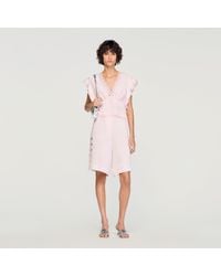 Sandro - Floral Jacquard Bermuda Shorts - Lyst