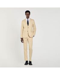 Sandro - Linen Suit Jacket - Lyst