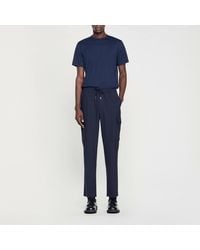 Sandro - Elasticated Cargo Trousers - Lyst