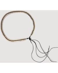Sandro - Jewellery Belt With Leather Tie - Lyst