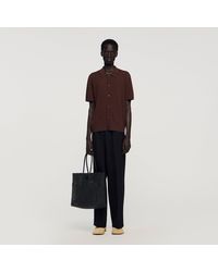 Sandro - Openwork Shirt - Lyst