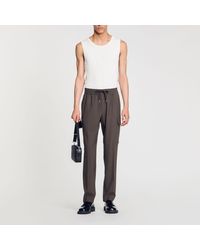Sandro - Elasticated Cargo Trousers - Lyst