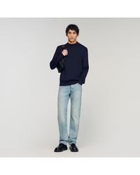 Sandro - Wool Jumper With High Neck - Lyst