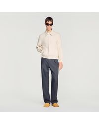 Sandro - Cotton Zip-Up Jacket - Lyst