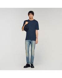 Sandro - Certified Linen T-Shirt - Lyst
