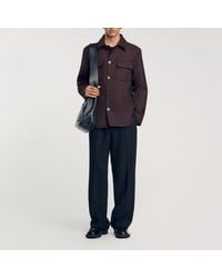 Sandro - Buttoned Overshirt - Lyst