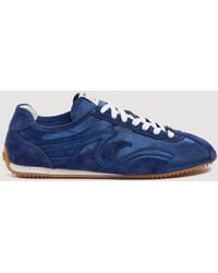 Sandro - Sneakers light wave mix matières - Lyst