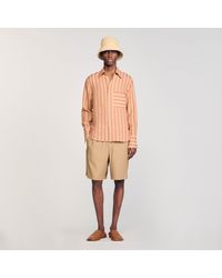 Sandro - Striped Shirt - Lyst