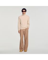 Sandro - Pull col roulé en cachemire - Lyst