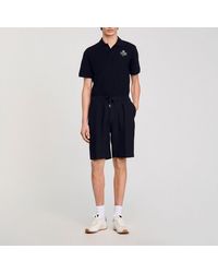 Sandro - Jersey Bermuda Shorts - Lyst