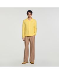 Sandro - Alpaca And Wool Cardigan - Lyst