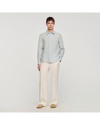 Sandro - Linen Shirt - Lyst