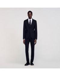 Sandro - Virgin Wool Suit Jacket - Lyst