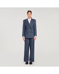 Sandro - Veste de tailleur à rayures - Lyst