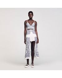 Sandro - Bandana-Motif Skirt Shorts - Lyst
