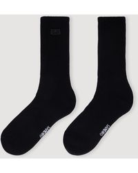 Sandro - Socks With Embroidered Patch - Lyst
