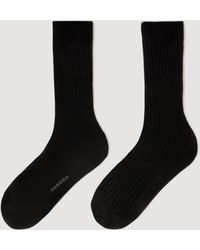 Sandro - Fine Silk Socks - Lyst