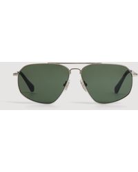 Sandro - Metal Aviator Sunglasses - Lyst