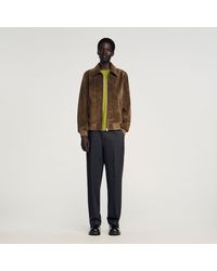Sandro - Quilted Zip Jacket - Lyst