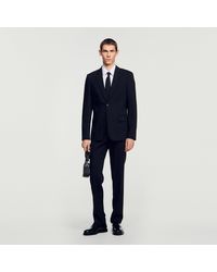 Sandro - Virgin Wool Suit Jacket - Lyst